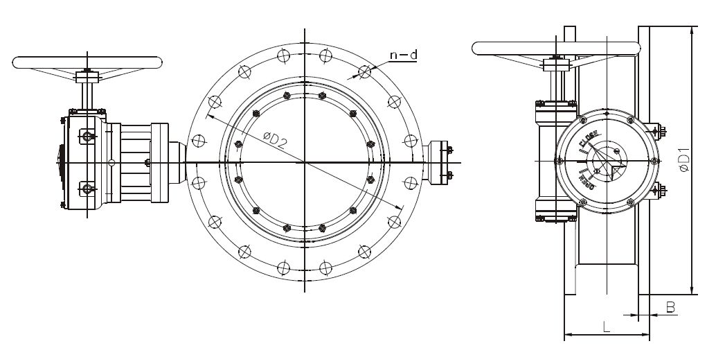 AWWA C504 Бабочка клапаны (3)